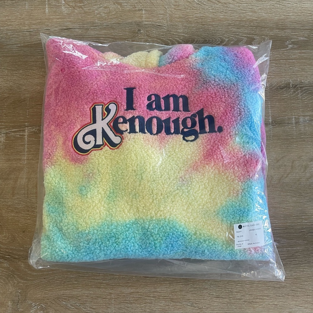 Barbie Mattel “I am Kenough” Tie Dye Hoodie